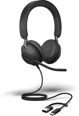 Produktbild von Jabra Evolve2 40 SE MS Stereo USB-C/A Headset 24189-999-799
