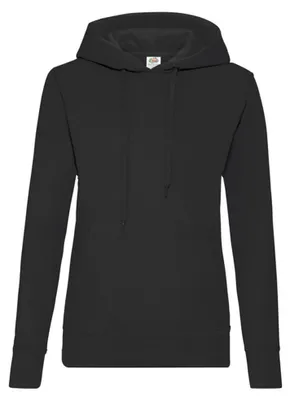 Produktbild von Fruit of the Loom - "Classic" Kapuzenpullover für Damen LT1648 (XXL) (Schwarz)