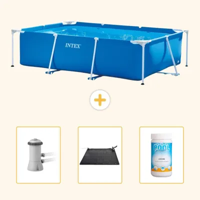 Immagine prodotto di Piscina fuori terra rettangolare - 300x200x75 cm - 4 elementi - SCB80