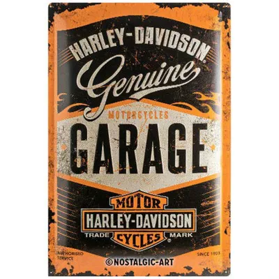 Zdjęcie produktu dla Metalowy Plakat 40 X 60Cm Harley-Davidson