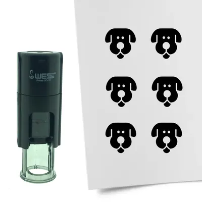 Obrázok produktu pre CombiCraft Stamp Dog 10mm okrúhly - čierny atrament
