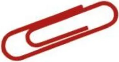 Produktbild von Briefklammern 32mm kunststoffüberzogen VE=10x100 Stück rot