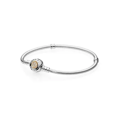Image de Bracelet Pandora Moments pour femmes, en argent, multicolore, référence 590741CZ, taille 19