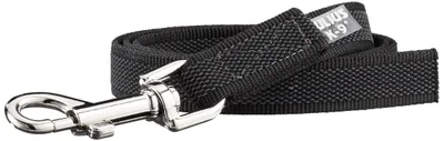 Produktbild von IDC Color & Gray gumierte Leine, 20 mm x 1 m ohne Schlaufe, Schwarz-Grau