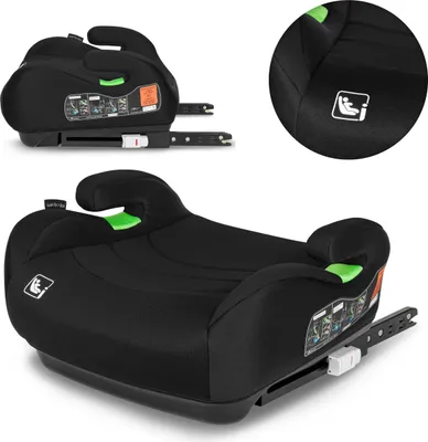 Produktbild von Podsedák Lionelo Luuk Fix i-Size, od: od 2 let, do: do 4 let nebo déle, od 22,00 kg, do 36,00 kg, ISOFIX - černý