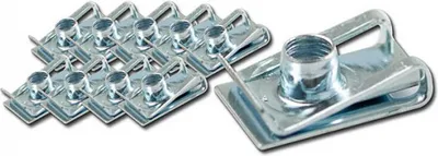 Produktbild von Universal Halteklammern-Set, M6, 1 Set=10 Stück