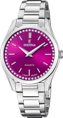 Obrázek produktu pro Festina F20583-2 CYRKONIE dámské hodinky stříbrné