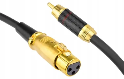 Produktbild von Klotz XLR-Buchse zu RCA Audiokabel 2,5m