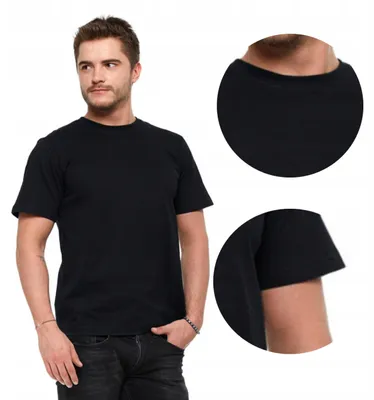 Obrázok produktu pre Moraj | Pánske tričko – čierne – 4XL – s krátkym rukávom – bavlna