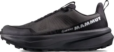 Niedriger Wanderschuh "Aenergy Mtn Low GTX" von Mammut in Schwarz; mit GORE-TEX-Material.