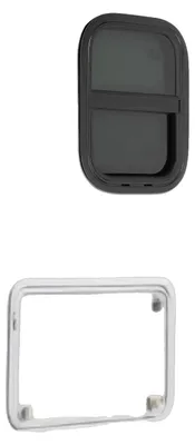 Imagen del producto de Ventanas correderas verticales, construcción duradera, mayor privacidad, color