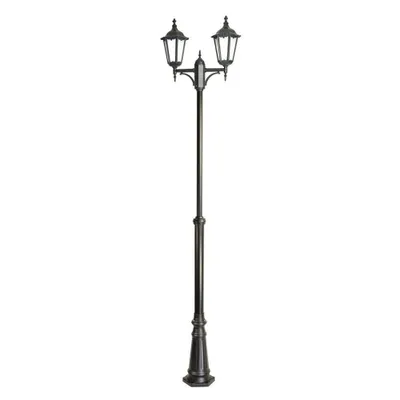 Zdjęcie produktu dla Latarnia klasyczna ogrodowa 295 cm 2xE27 czarna IP43 SU-MA Retro OGMWN 2
