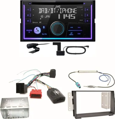 Produktbild von JVC KW-DB95BT Bluetooth Digitalradio Einbauset für Kia Venga