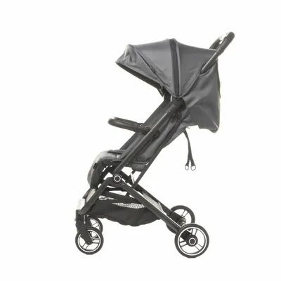 Obrázok produktu pre 4Baby | Kočík - Kočík Buggy - Grafit - Skladací - s polohou do ľahu a ochranou pred slnkom UV50+ - 5-bodový pás - do 22 kg - Twizzy