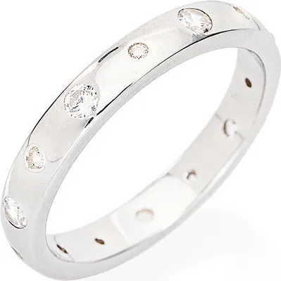 Immagine prodotto di Anelli Fede nuziale Amen Argento 12 Collezione Diamond - donna