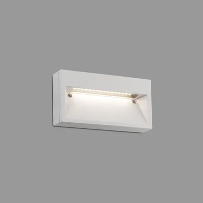 Produktbild von Faro 70501, Wandbeleuchtung für den Außenbereich, Weiß, Aluminium, IP44, I, 9 W