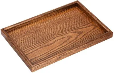 Obrázek produktu pro Dřevěný podnos 30 x 20 cm v přírodní barvě pro dům a zahradu