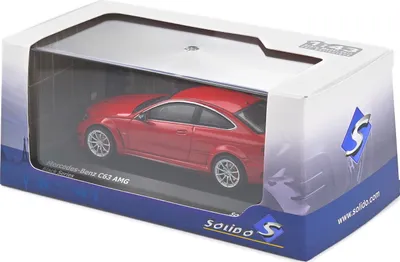 Produktbild von Solido Modellauto Maßstab 1:43 Mercedes Benz C63 AMG rot 2012 S4311602