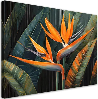 Immagine prodotto di Quadro su tela Piante Botanica 90x60 Feeby Verde quadro per la parete pronto da appendere