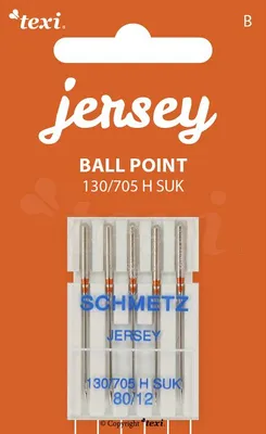 Obrázok produktu pre Ihly na pleteninu TEXI JERSEY 130/705 H SUK 5x80