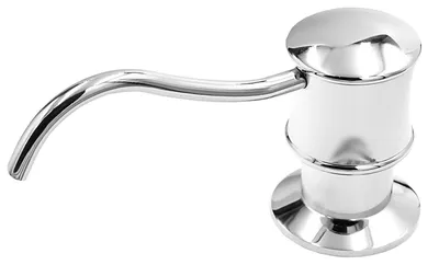 Image de Granitan - Distributeur de savon - Doseur liquide vaisselle 400 ml - Distributeur chromé - RETRO