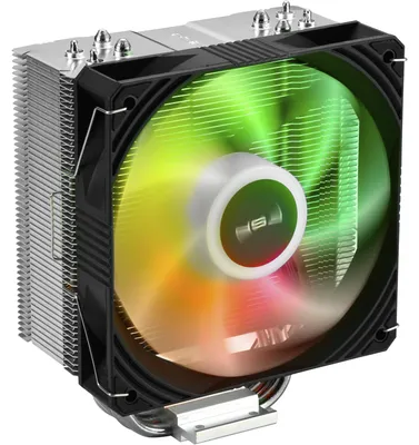 Produktbild von FSP NE5 Prozessorkühler 120 mm Schwarz ARGB, Ventilator, 12 cm, 800 RPM, 1600 RPM, 28 Sone, Schwarz