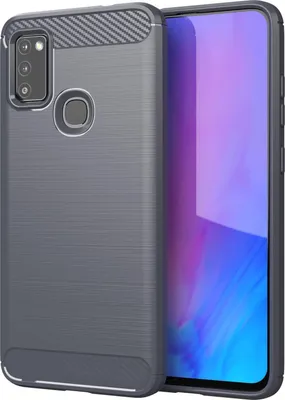 Produktbild von Cadorabo Hülle für Samsung Galaxy M51 in Grau Schutzhülle TPU Case Cover Etui Handyhülle