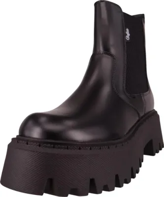 Produktbild von Buffalo Damen Sportliche Stiefelette Aspen Chelsea 1270116 Schwarz