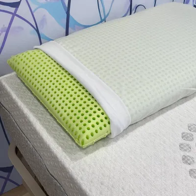 Produktbild von Talamo Italia Kissen für das Bett, 100% Italy, Abnehmbares Seifen Kissen aus Memory Foam, hypoallergen und atmungsaktiv, 70x40xh16 cm