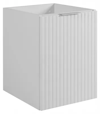 Zdjęcie produktu dla Szafka Łazienkowa Wisząca Pod Umywalkę 40X46 Cm Flisan Biała Jednodrzwiowa