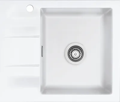 Produktbild von Systemceram KeraDomo Spüle GENEA 60 in GRÖNLAND mit Handbetätigung / Einbauspüle