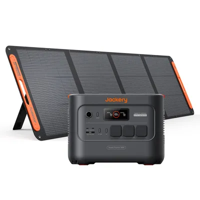 Produktbild von Jackery Powerstation E3000 v2 mit 200W Solarpanel, 3072Wh Solargenerator mit LFP Batterie, 3600W Dauerleistung, 2x USB-C PD100W, Kompakte Powerstation