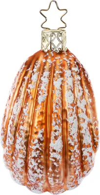 Produktbild von Christbaumschmuck Madeleine Gebäck Glas 7.5cm braun, 1 Stück