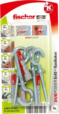 Produktbild von Dübel DUOPOWER 8x40 RH K