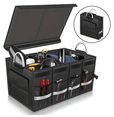 Produktbild von Autozubehör-Organizer - 55L - 6 Fach - Wasserdicht - Praktisches Design - Schwarz