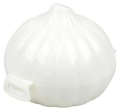 Image de Boîte de rangement en polycarbonate pour ail, modèle Gimel 544027, avec couvercle, idéale pour le stockage
