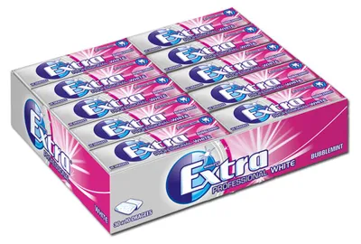 Image de Wrigleys Extra Professional WHITE Menthe Baie 10 dragées 14g paquet de 30
