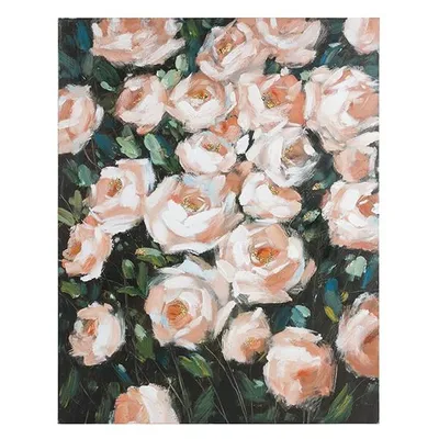 Produktbild von Ölgemälde Roses Kiefernholz (80 X 4 x 100 cm)