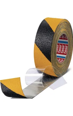 Obrázek produktu pro TESA protiskluzová páska extrémně pružná 60955 černá/žlutá 18 m x 50 mm - 60955-00000-02