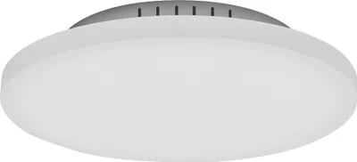 Produktbild von LEDVANCE Planon Frameless Round rahmenlose Panelleuchte in Weiß mit fortschrittlicher LED-Technik, 19 W, runde Form (300 mm Durchmesser), warmweiße Lichtfarbe bei 3000 K, Aluminium-Gehäuse