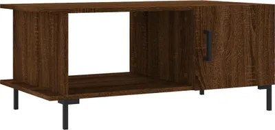 Produktbild von vidaXL Couchtisch Braun Eichen-Optik 90x50x40 cm Holzwerkstoff