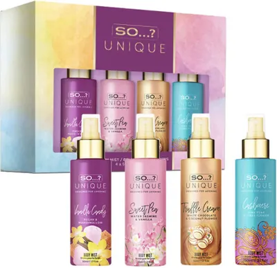 Produktbild von So Unique - So...? Unique Körpermist Set - 4 x 50 ml