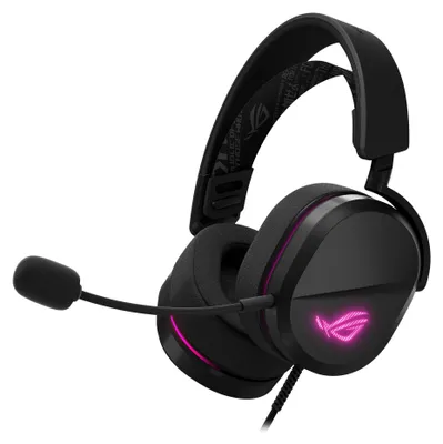 Produktbild von ASUS ROG Pelta Core, Kabelgebunden, Gaming, 20 - 20000 Hz, 300 g, Kopfhörer, Schwarz