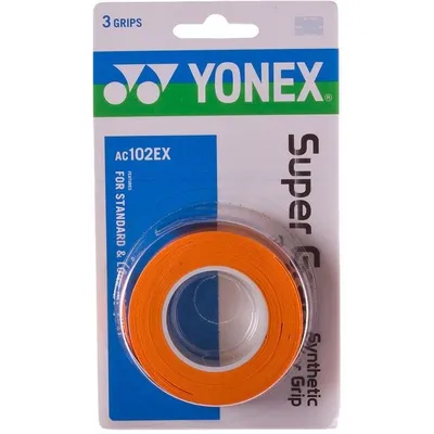 Produktbild von Yonex Super Grap orange 3er Tennis - Griffbänder, 196000120900000