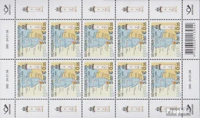 Produktbild von Briefmarken Estland 2008 Mi 602Klb Kleinbogen (kompl.Ausg.) postfrisch Leuchtturm