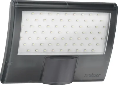 Obrázok produktu pre STEINEL Sensor LED-Strahler XLED curved, Vonkajšie nástenné osvetlenie, Antracit, Hliník, Plast, IP44, Vchod, I