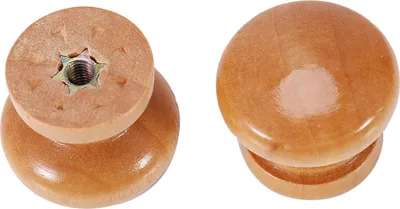 Image de 10Pcs Natural Wooden Furniture Pull Handle Kitchen Cabinet Drawer Cupboard Door Knob (L 33mm)