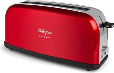 Produktbild von Orbegozo TOV 6200, 1 Scheibe(n), Rot, Edelstahl, Tasten, Drehregler, 850 W, 220 - 240 V