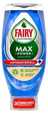 Produktbild von Fairy Fairy - Geschirrspülmittel - Max Power - Eukalyptus - 370ml