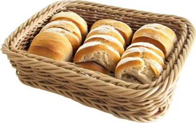 Produktbild von Brotkorb Brötchenkorb Frühstückskorb Obstkorb Servierschale Brotschale 43x35 cm